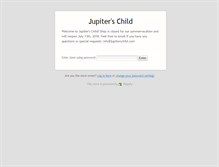 Tablet Screenshot of jupiterschild.com